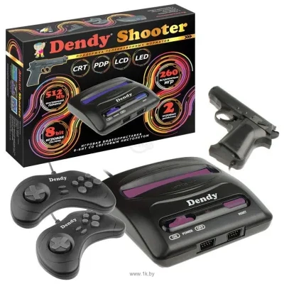 Dendy Shooter (260 igr + svetovoy pistolet)