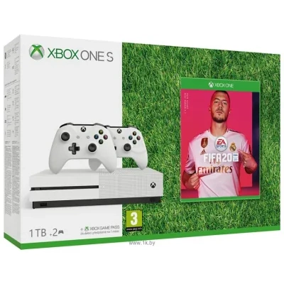 Microsoft Xbox One S 1 TB Fifa 20 (2 geympada)