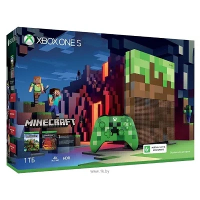 Microsoft Xbox One S 1Tb Minecraft Limited Edition