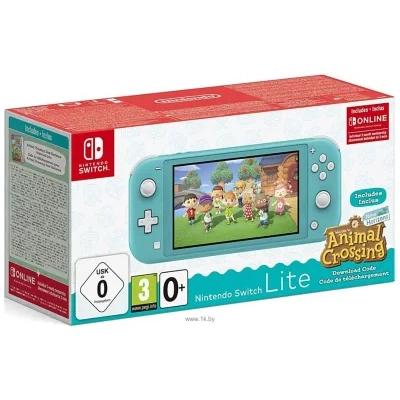 Nintendo Switch Lite (biryuzovyiy) + Animal Crossing: New Horizons + 3 mes. NSO