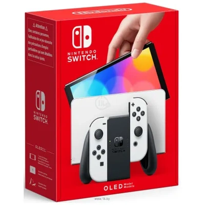 Nintendo Switch OLED (belaya)