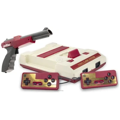 Retro Genesis 8 Bit Lasergun (2 geympada, pistolet Zapper, 303 igryi)