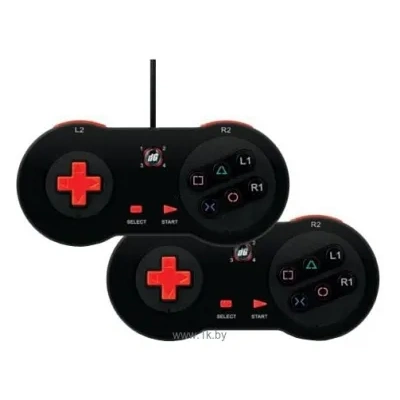 dreamGEAR Arcade Fighter Classic Pad Twin Pack for PS3