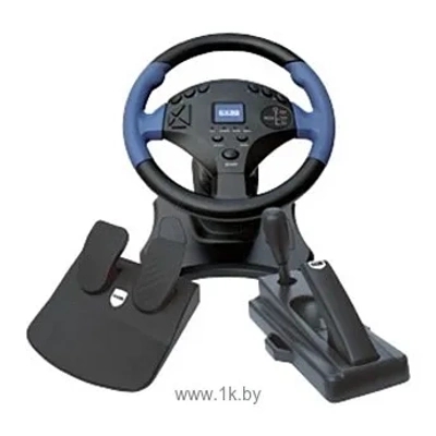 EXEQ Racing Wheel for PC,PS2,PS3