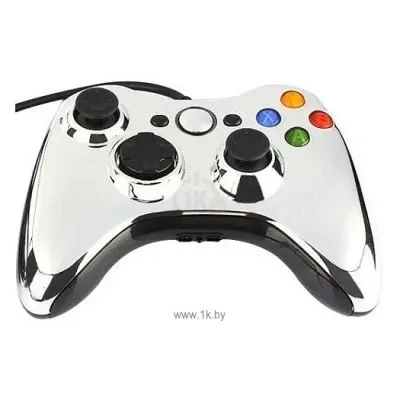 Microsoft Xbox 360 Wired Controller Chrome Series