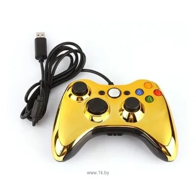 Microsoft Xbox 360 Wired Controller Chrome Series