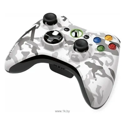 Microsoft Xbox 360 Wireless Controller Arctic Camouflage